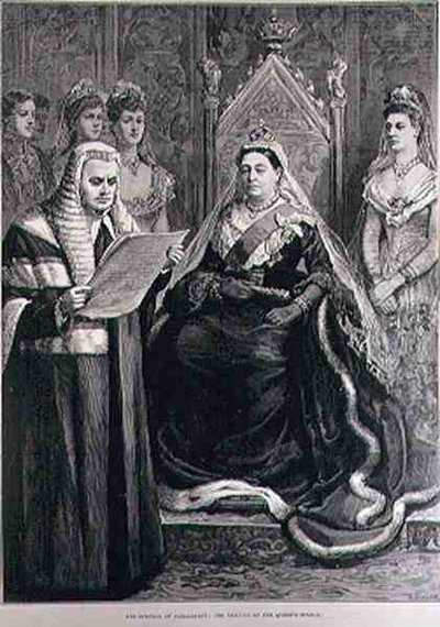 Parlamentonun Açılışı: The Illustrated London News